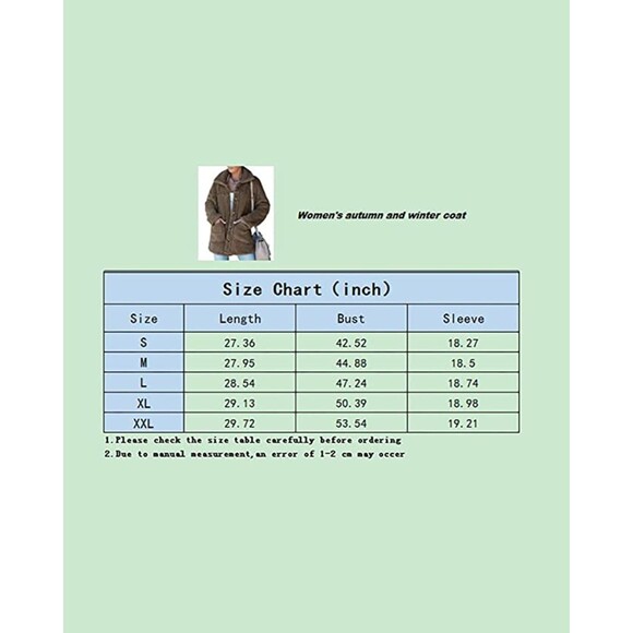 Faux Wool Plush Button-Down Coat Jacket With Pocket Coat Sz XL - Picture 5 of 5